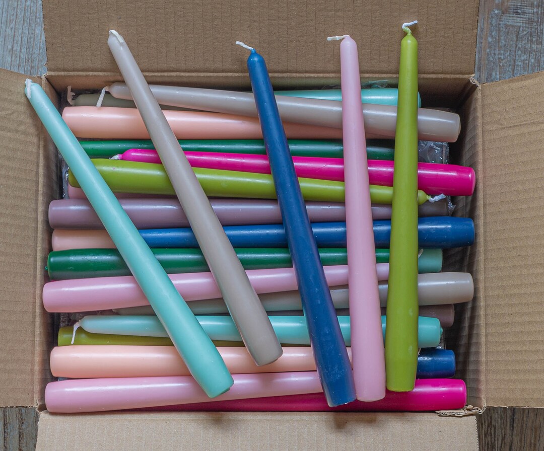 24 1.5kg X Taper Dinner Candles 25cm, Tall Dinner Candles, Tall Taper