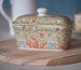 William Morris Compton China Butter Dish, Vintage Floral Butter Dish, Kitchen Gift 