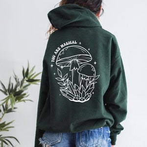 Mushroom Shirt Dark Academia Shirt Goblincore Clothing Cottagecore Shirt Academia Clothing Y2k Grunge Emo Clothes Good Energy Shirt Egirl