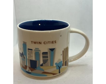 Taza Starbucks Twin Cities 2016 "You Are Here" (14 oz) Diseño gráfico Cerámica