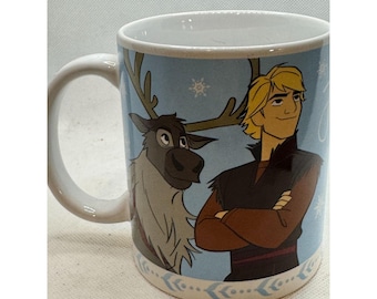 Disney Frozen 2 Ceramic Mug Featuring Elsa Anna Olaf & Sven