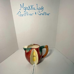 Craven Pottery Earthenware Apple Pitcher