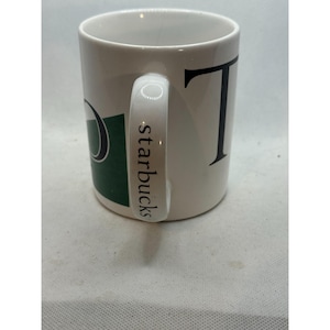 Vintage Starbucks 1994 Tokyo City Mug Collector-serie wit/groene keramische koffiekop