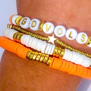 Go Vols | University of Tennessee Bracelet Set