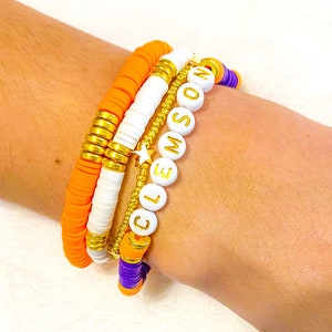 Clemson Tigers | Clemson University Bracelet Set