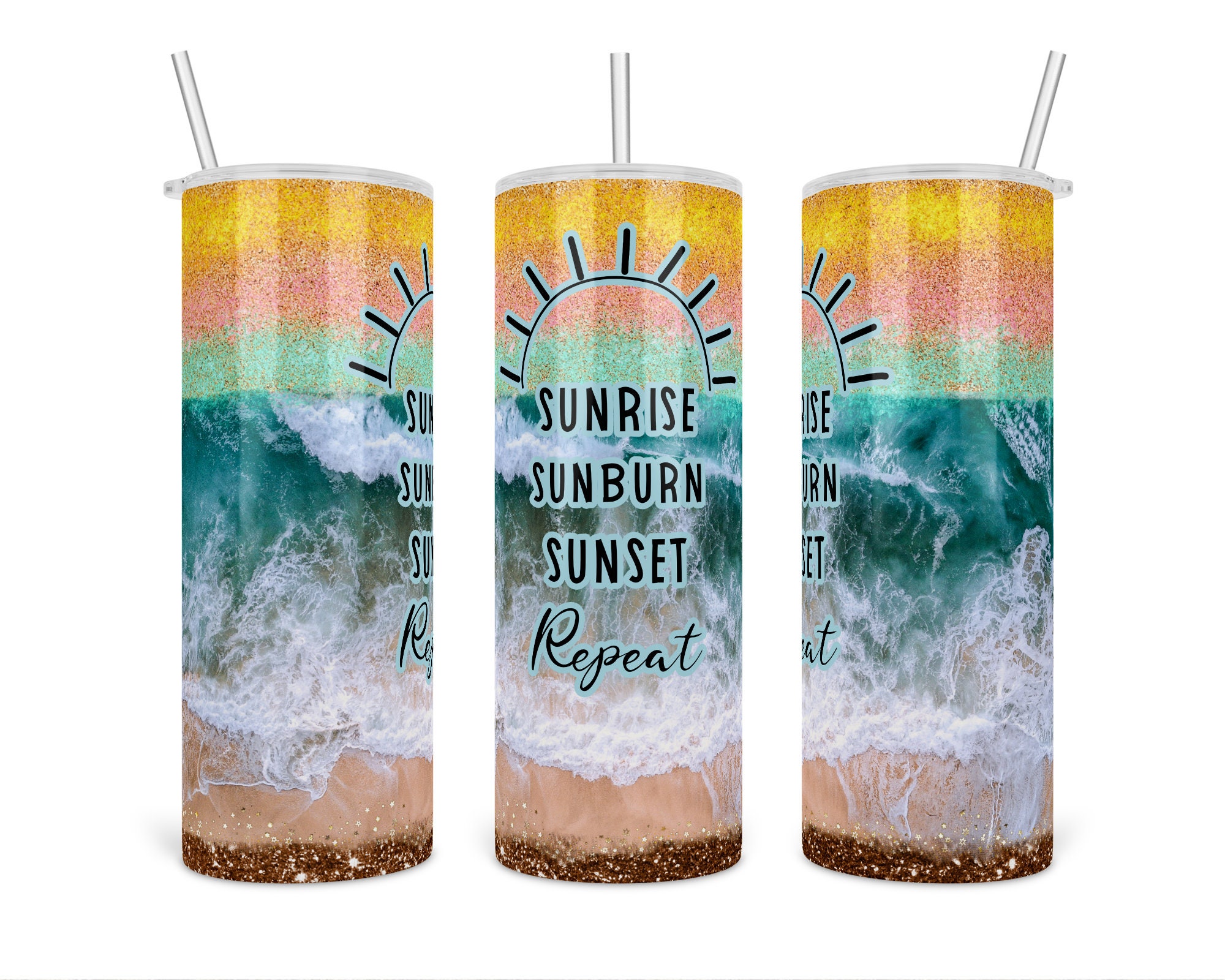Download Summer Tumbler digital design 20oz Skinny tumbler ...