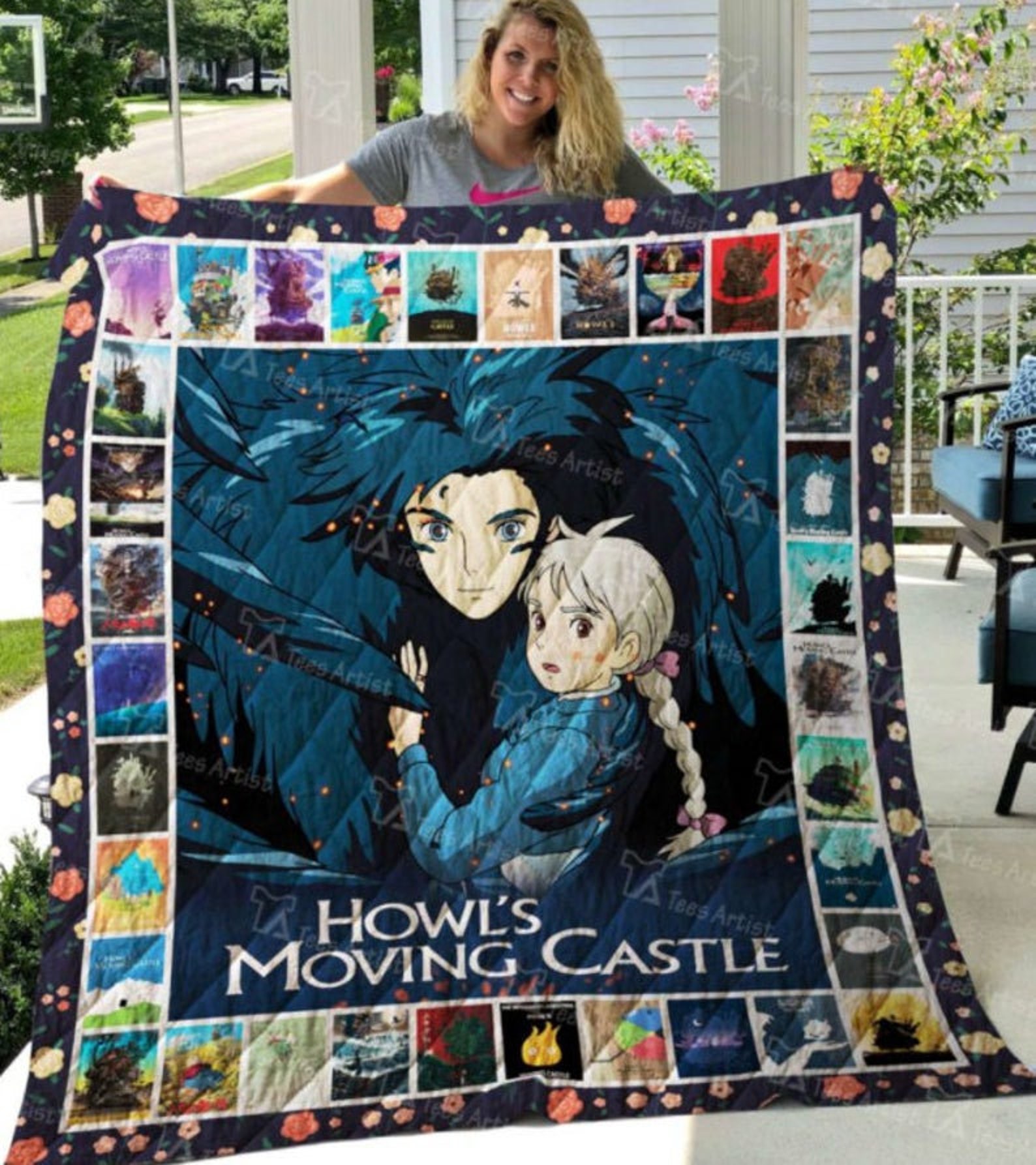 Howl's Moving Castle Blanket Howl's Moving Castle Etsy
