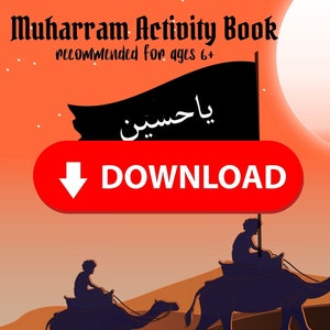 Muharram Activity Book | Ages 6-10 | Digital Download | Shia | Karbala | Kids Busy Book