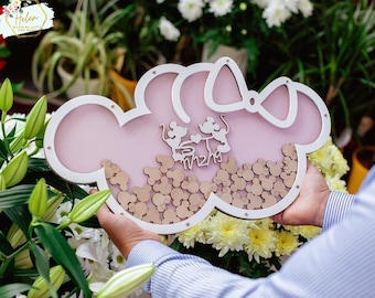 Mouse Wedding Guest Book Alternative: Rustic Drop Box Decor