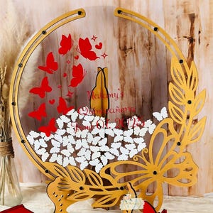 Sweet 16 Guest Book Alternative Butterfly Guest Book Personalized Mis Quince Guest Book Sweet Sixteen Decorations Butterfly Theme
