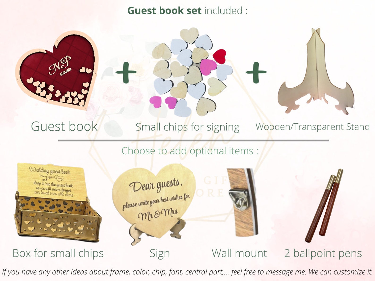 Butterfly Guest Book Wedding Guest Book Alternative Etsy