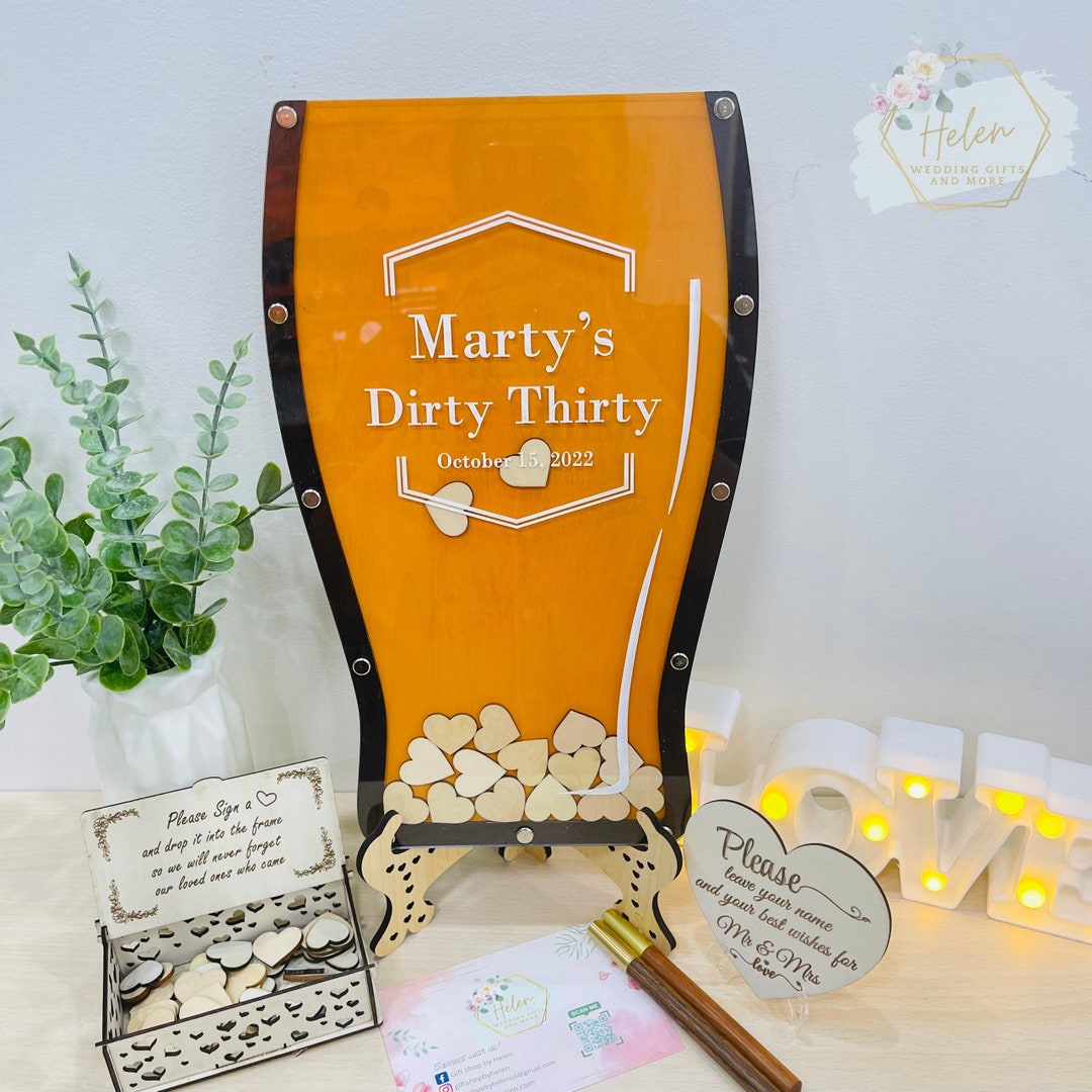 Beer Mug Guest Box, Beer Drop Box, Wedding Guest Box Alternative, Beer