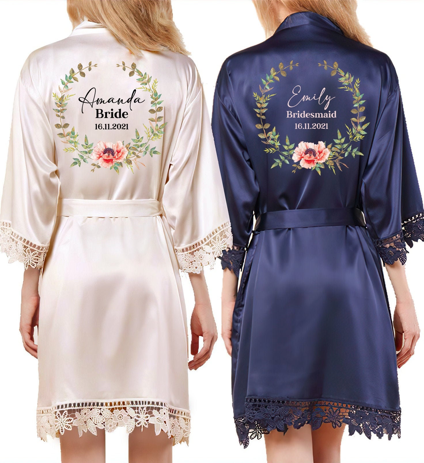 Bride Robe Personalized Bridal Shower Outfit For Bride Etsy