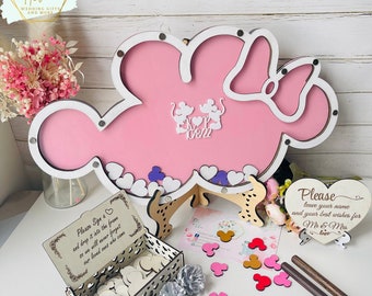 Custom Mouse Wedding Guest Book Alternative: Drop Box Decor
