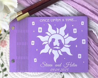Personalized Sun Wedding Guest Book | Fairytale Princess Decor