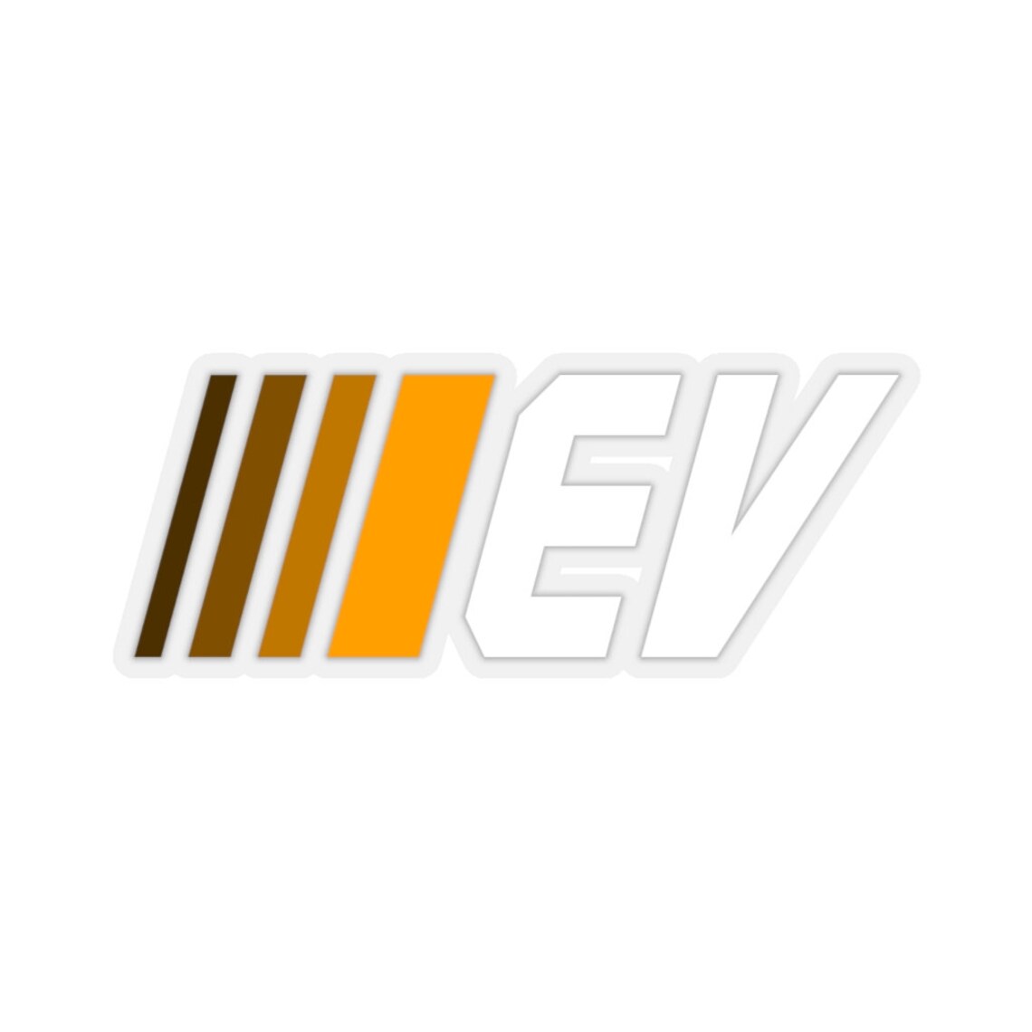 EV Sticker Racing Style Etsy