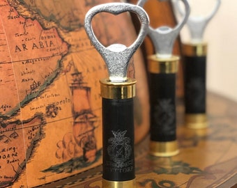 Handmade 12 GA Shotgun Shell Bottle Opener from upcycling