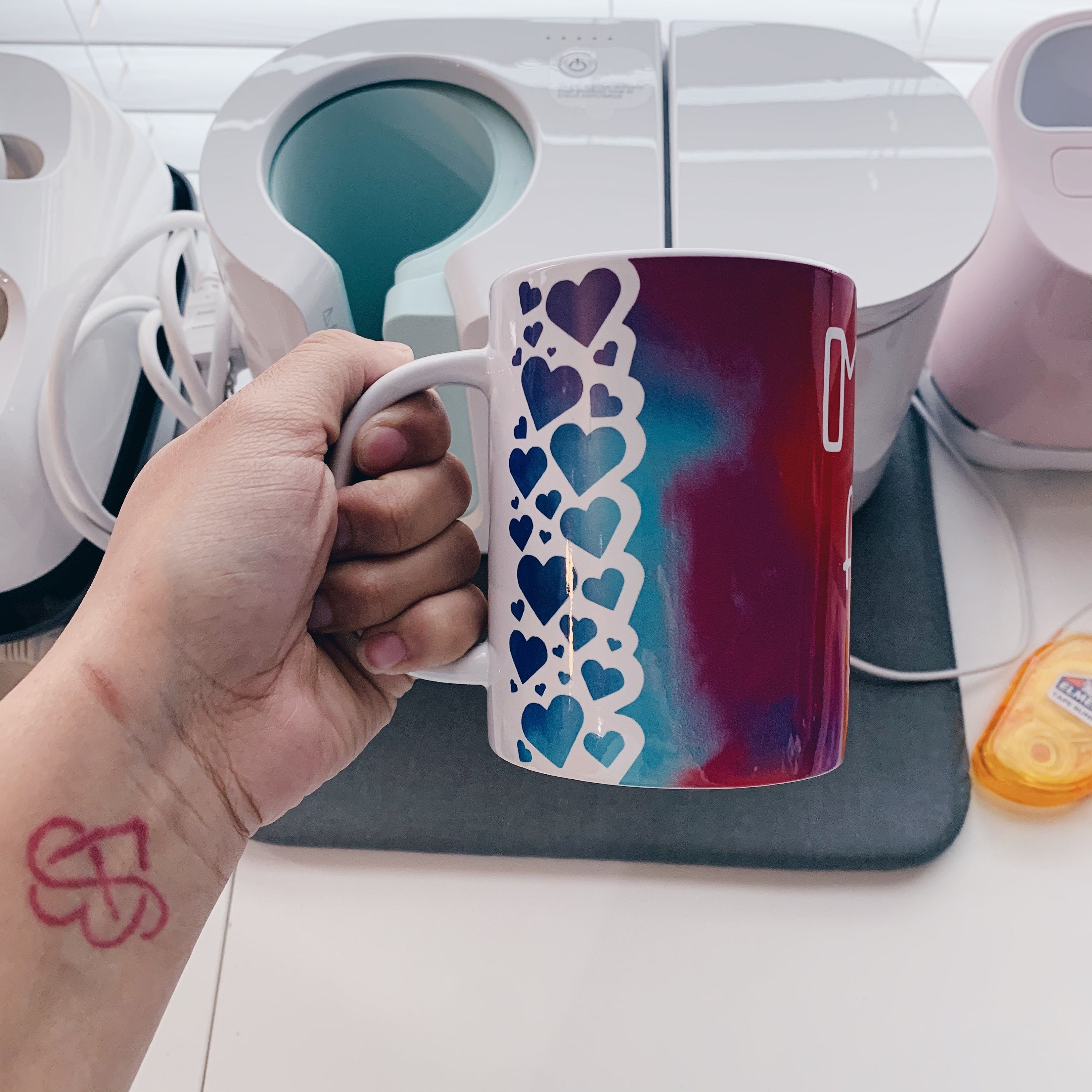 Mom Fuel Coffee Mug Sublimated Mug Cricut Mug Press Mug Etsy