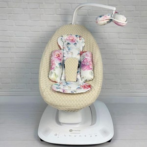 Einsatz für MamaRoo 2022, RockaRoo-Babysitz, Set für 4Moms, 4Moms-Babysitz, Einsatz und Bälle für Mamaroo, Mamaroo-Bezug