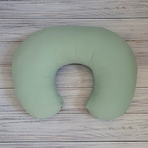 Dusty Mint Cover, Nursing Pillow Cover, Breastfeeding pillow, Baby Shower Gift, Nursing Pillow