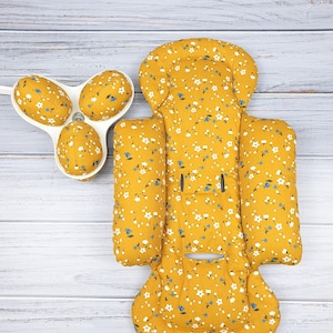 Senf Blumen Einsatz für mamaRoo, rockaRoo Babyschale, für 4moms, 4moms Säuglingsschale