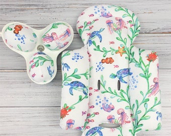 Turtle-inzet voor mamaRoo, rockaRoo-babystoeltje, set voor 4 moms, 4 moms babyzitje