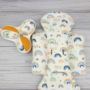 Rainbow Einsatz für MamaRoo, RockaRoo babyschale, set für 4moms, 4moms Säuglingsschale