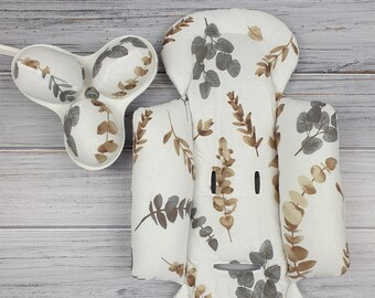 Brown eucalyptus branches insert for mamaRoo, rockaRoo infant seat, set for 4moms, 4moms Infant Seat