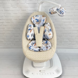 Einsatz für MamaRoo 2022, RockaRoo-Babysitz, Set für 4Moms, 4Moms-Babysitz, Einsatz und Bälle für Mamaroo, Mamaroo-Bezug