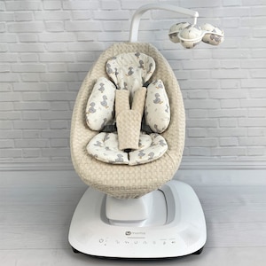 Einsatz für MamaRoo 2022, RockaRoo-Babysitz, Set für 4Moms, 4Moms-Babysitz, Einsatz und Bälle für Mamaroo, Mamaroo-Bezug