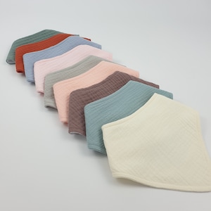 Bandana slabbetjes baby, baby slabbetjes mousseline, Kwijl Slabbetje, baby burp doek, baby gaas slabbetje