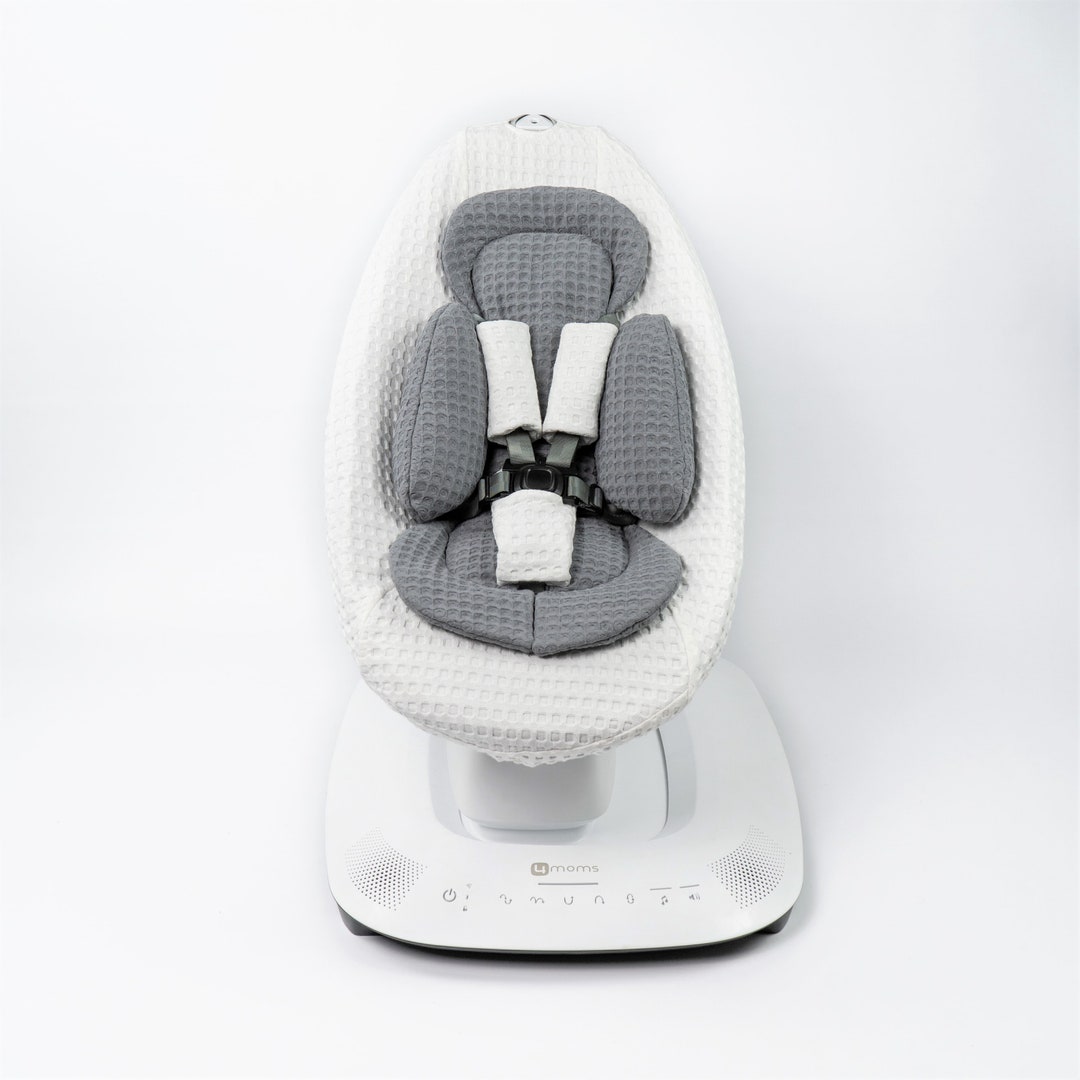 Infant Insert Compatible With 4Moms Mamaroo & Rockaroo – Car Seat Insert 2 Pack – Reversible Infant Car Seat Insert – Rockaroo & Mamaroo Newborn Insert – Soft Plush Minky