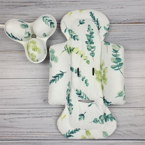 Grüne Eukalyptusäste für MamaRoo, RockaRoo Babyschale, Set für 4moms, 4moms Säuglingsschale