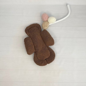 Kuscheliger Felleinsatz für MamaRoo 2022, RockaRoo Babysitz, Set für 4moms, 4moms Säuglingssitz, Einsatz und Bälle für Mamaroo, Mamaroo Bezug