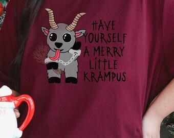 Have Yourself a Merry Little Krampus T-Shirt | Holiday Folklore Tee
