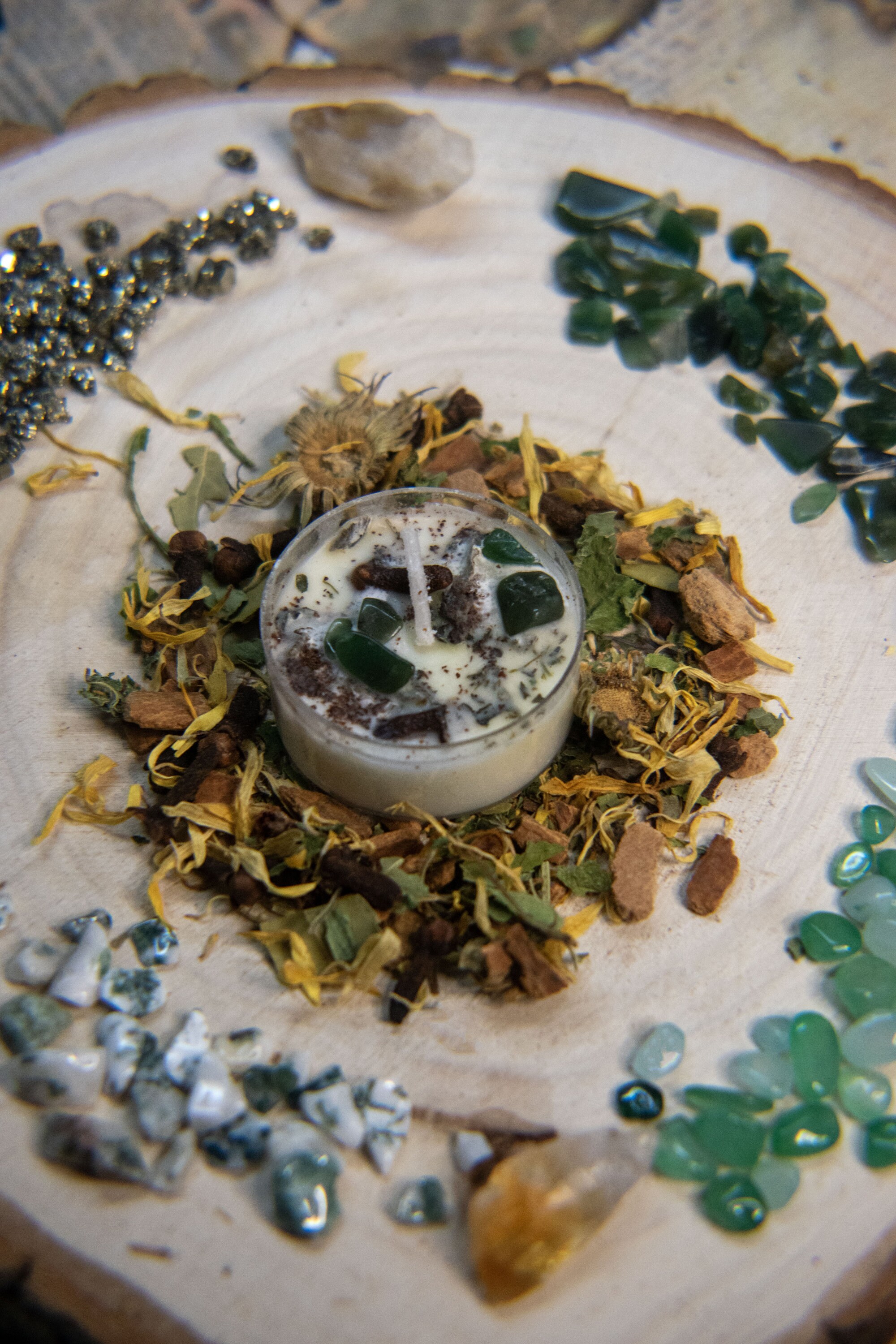 Set of Attract Prosperity With Abundance Spell Tealight Soy Candles - Etsy