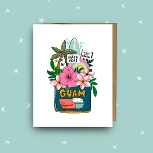 Cartões de felicitações de Guam, Cartões de notas de Guam, Cartões de felicitações de Guam, Cartões de notas do selo de Guam