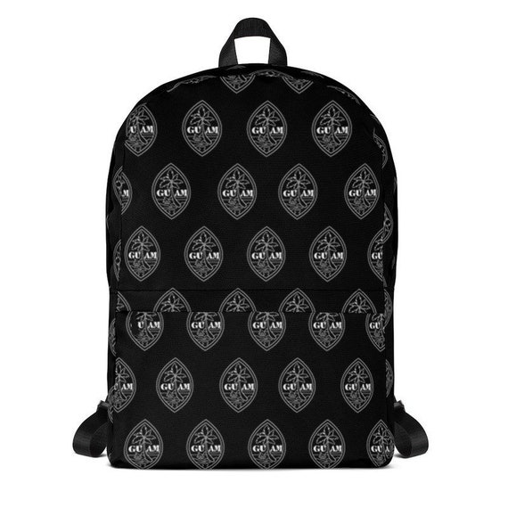 Preorder Guam Backpack Black and White Guam Seal Bag Guam - Etsy Finland