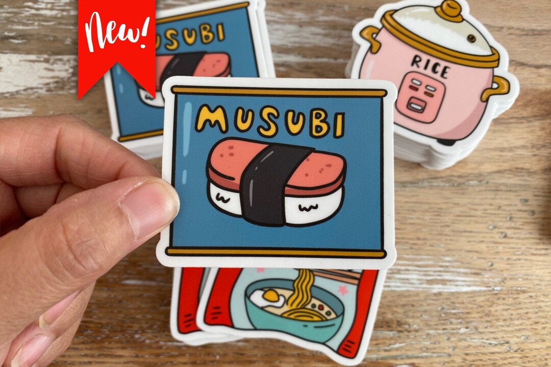 New Musubi Stickers , Chamorro Stickers, Guam Stickers - Etsy