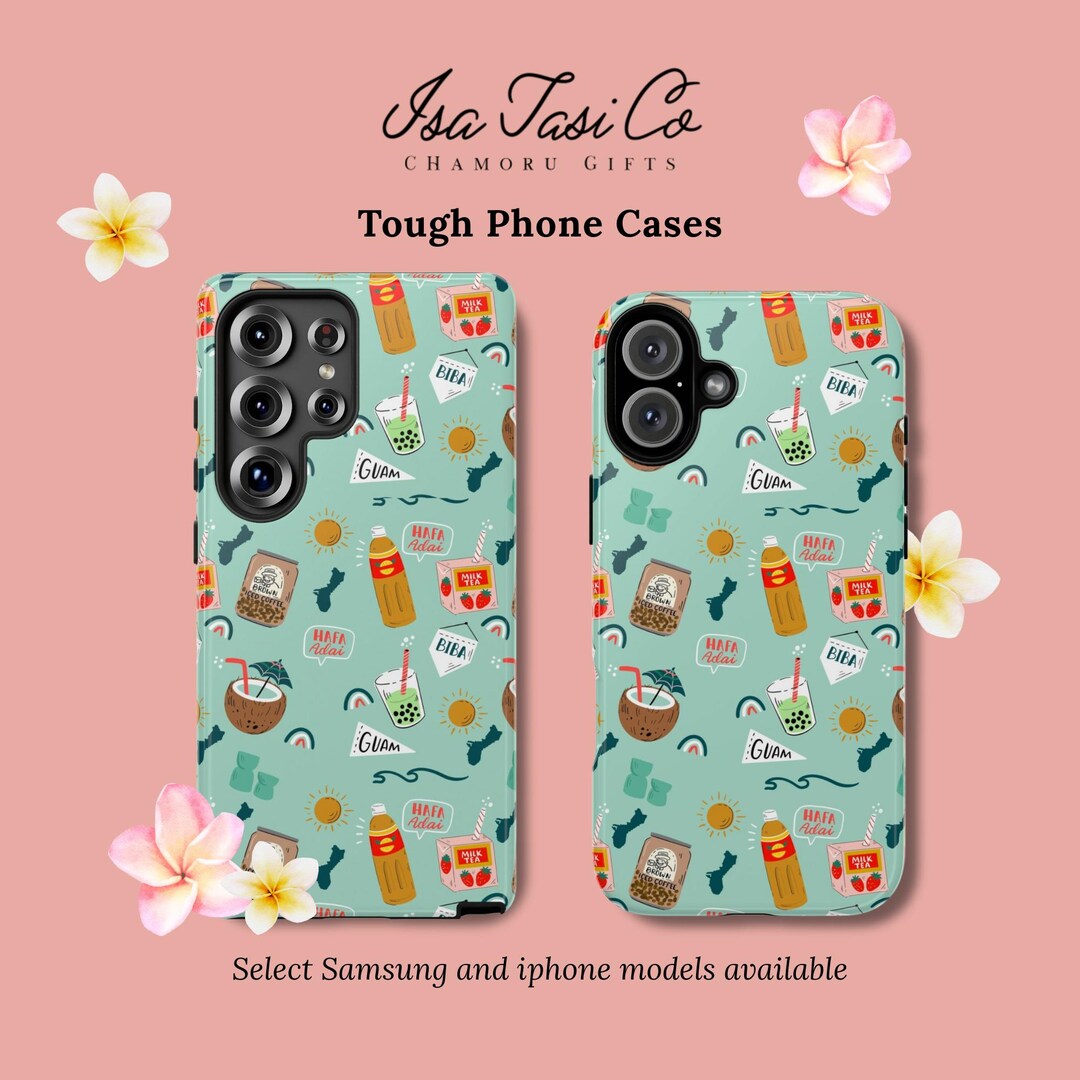 Guam Drink Pattern Chamoru Inspired Tough Case, Chamoru Inspired Phone ...