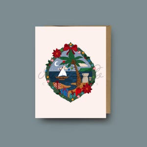 Guam Seal Christmas Cards, Guam Christmas Cards, Guam Note Cards, Guam Greeting Cards, Chamorro Christmas Cards