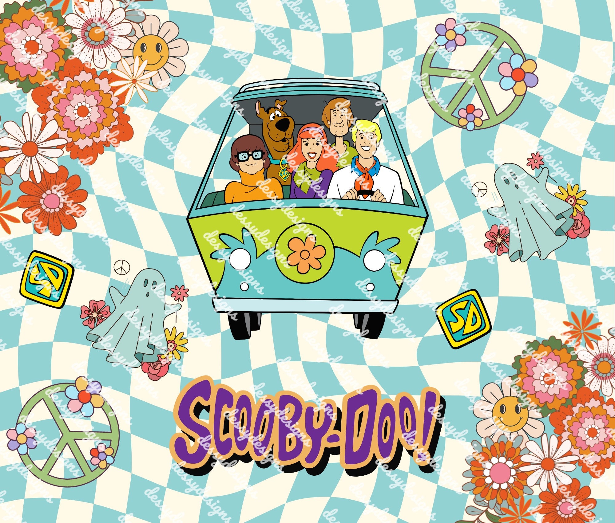 Scooby Doo Tumbler Wrap - Etsy