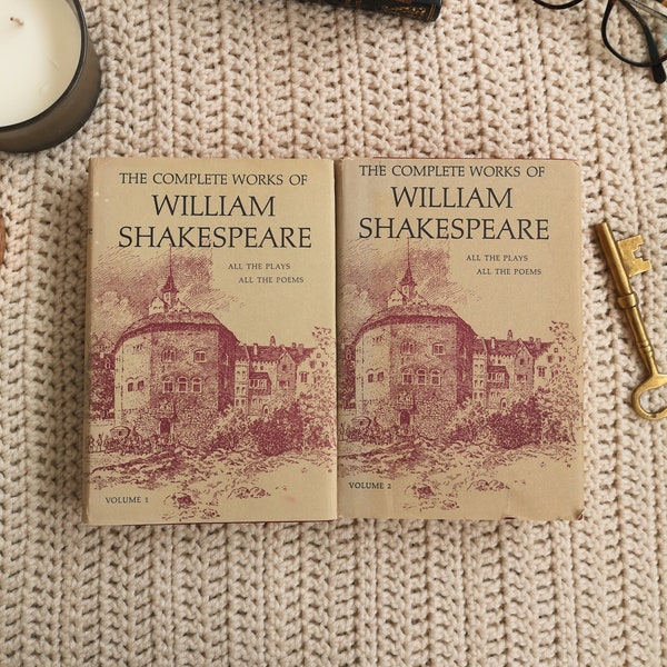 The Complete Works of William Shakespeare, Volume 1 & 2, published by Nelson Doubleday Inc