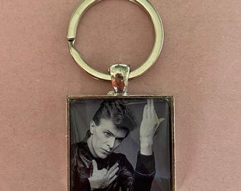 David Bowie Heroes Keyring