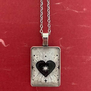 Sacred Heart Pendant Necklace
