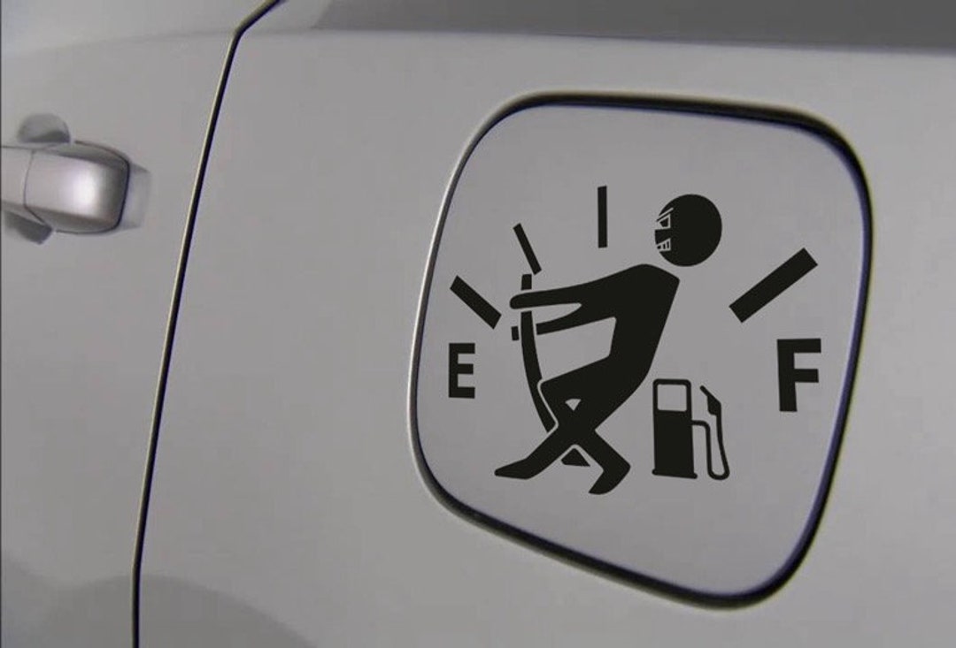 Funny Gas Tank Decal Sticker Available in Mulitple Sizes and Etsy