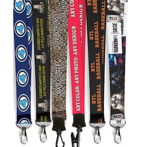 Custom Lanyard  - Personalized Lanyard -Photo Lanyard , Add any design, photo, image, or text - Great Gift for all occasions