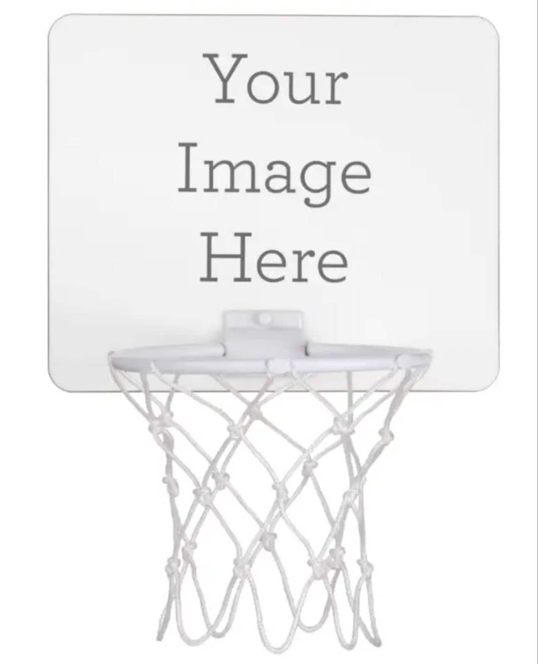 Custom Mini Basketball Hoop / Goal Use Any Design or Photo Etsy