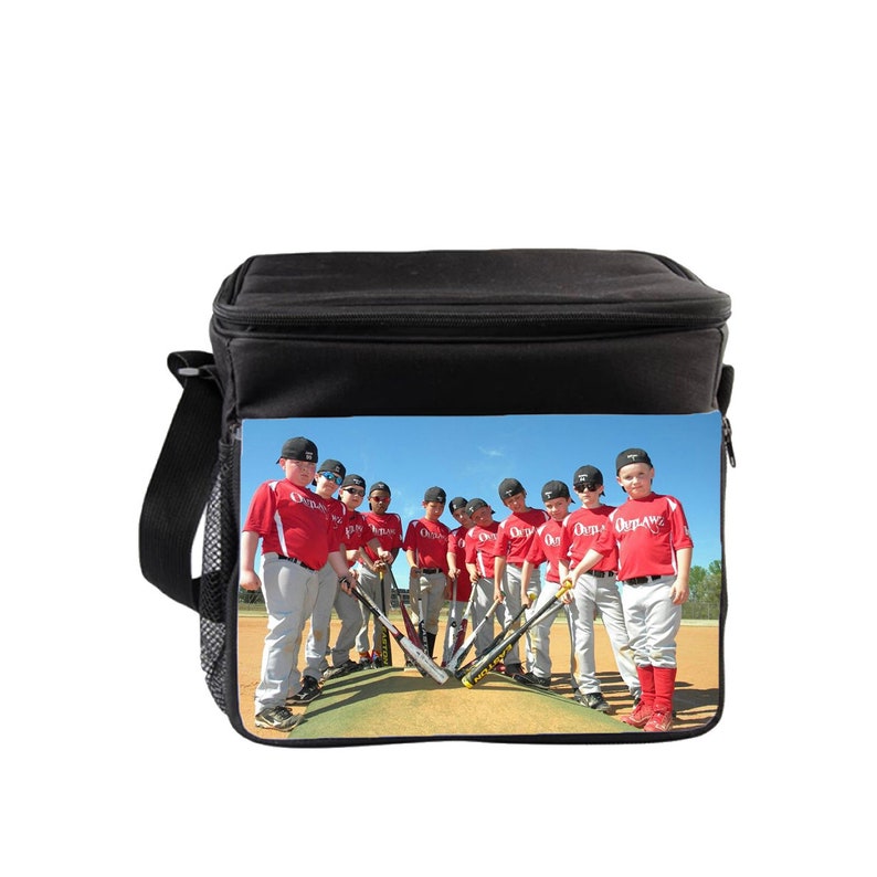 Custom Lunch Box - Insulated Lunch Bag - Add any photo, logo, or design image 1