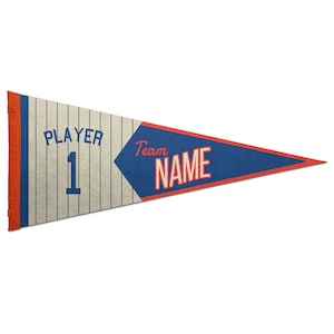 Custom Felt Pennant Flag - Any Design, Image, or Logo - HD Printing